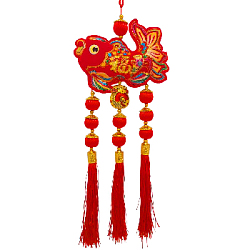 Китайская подвеска 18,5х54см, Рыбка