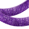Растяжка бахрома 20см х 1,8м, металлик фиолетовый