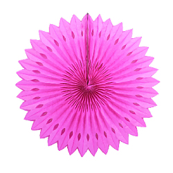 Фант с перфорацией 40 см малиновый