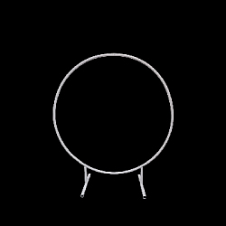 Каркас для фотозоны Круг d-1,8м, белый